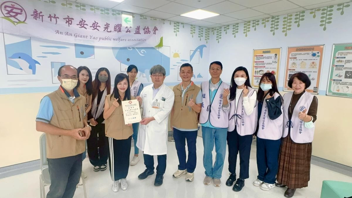 【音符穿越病痛！安安光矅攜志工進駐馬偕　孩子家長全感動】環球日報社 World News Media