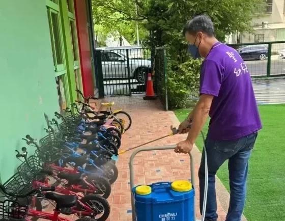 9月全園環境消毒